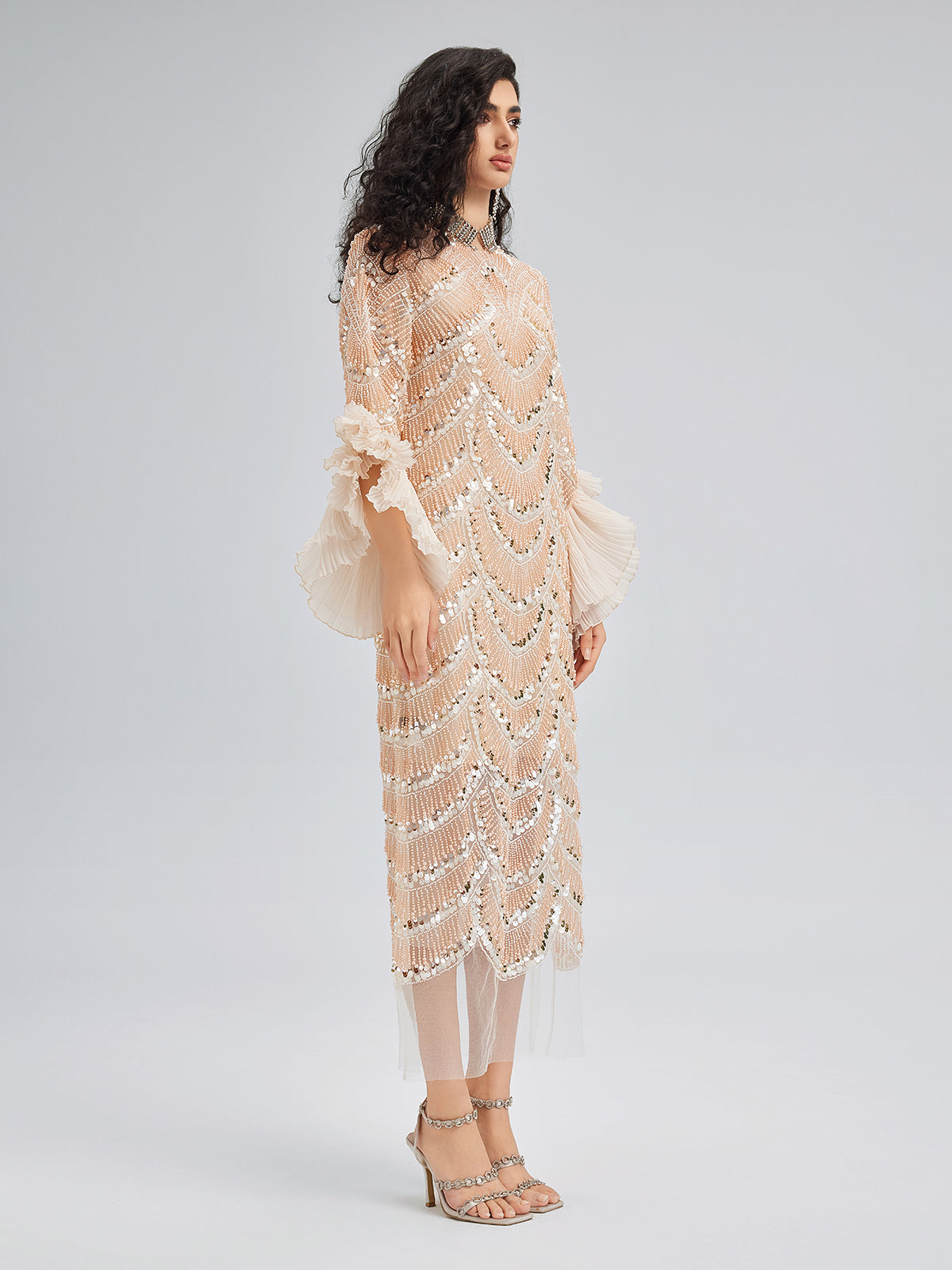 Final Sale | Custom Beaded Embroidered Gown