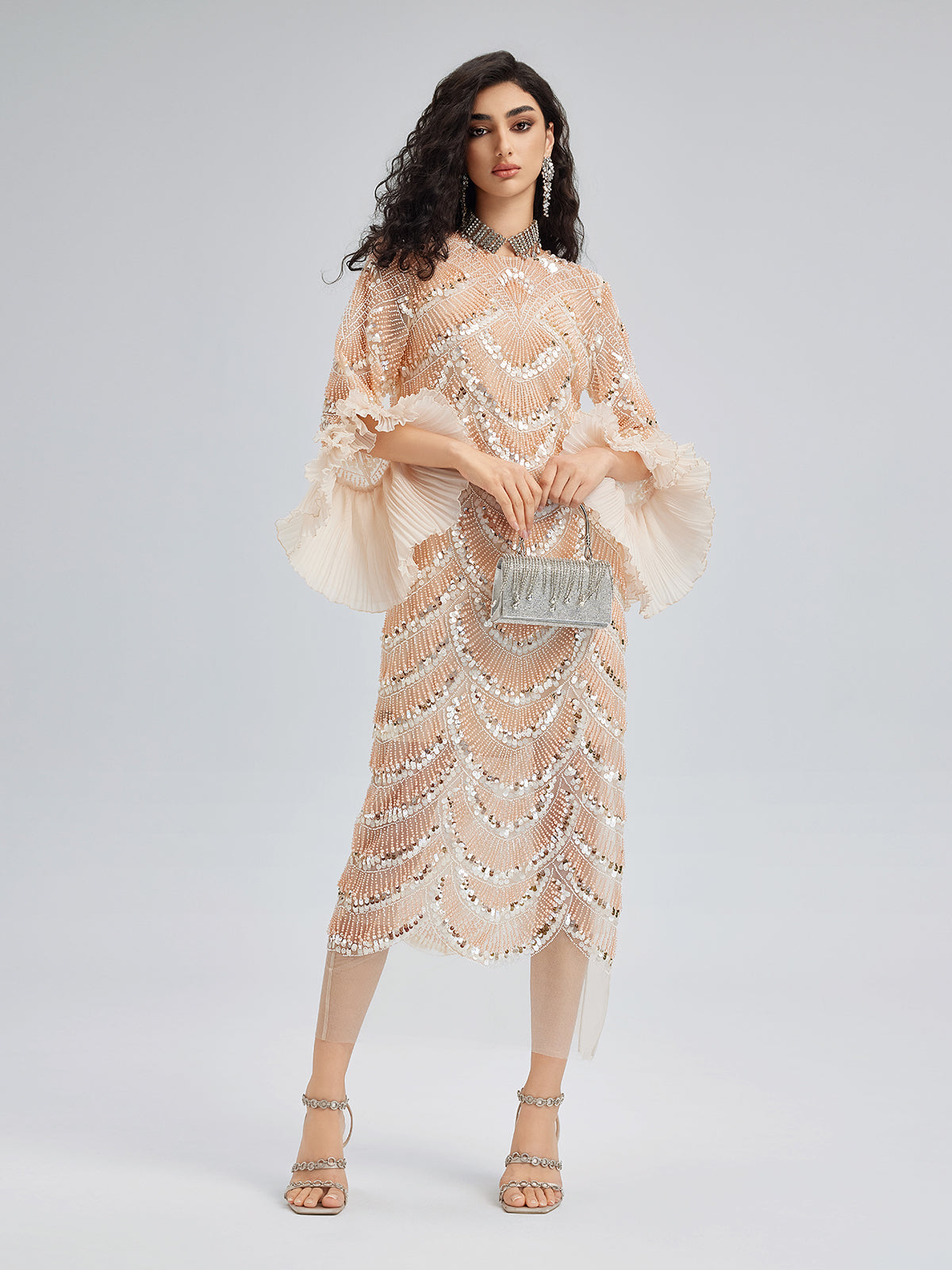 Final Sale | Custom Beaded Embroidered Gown