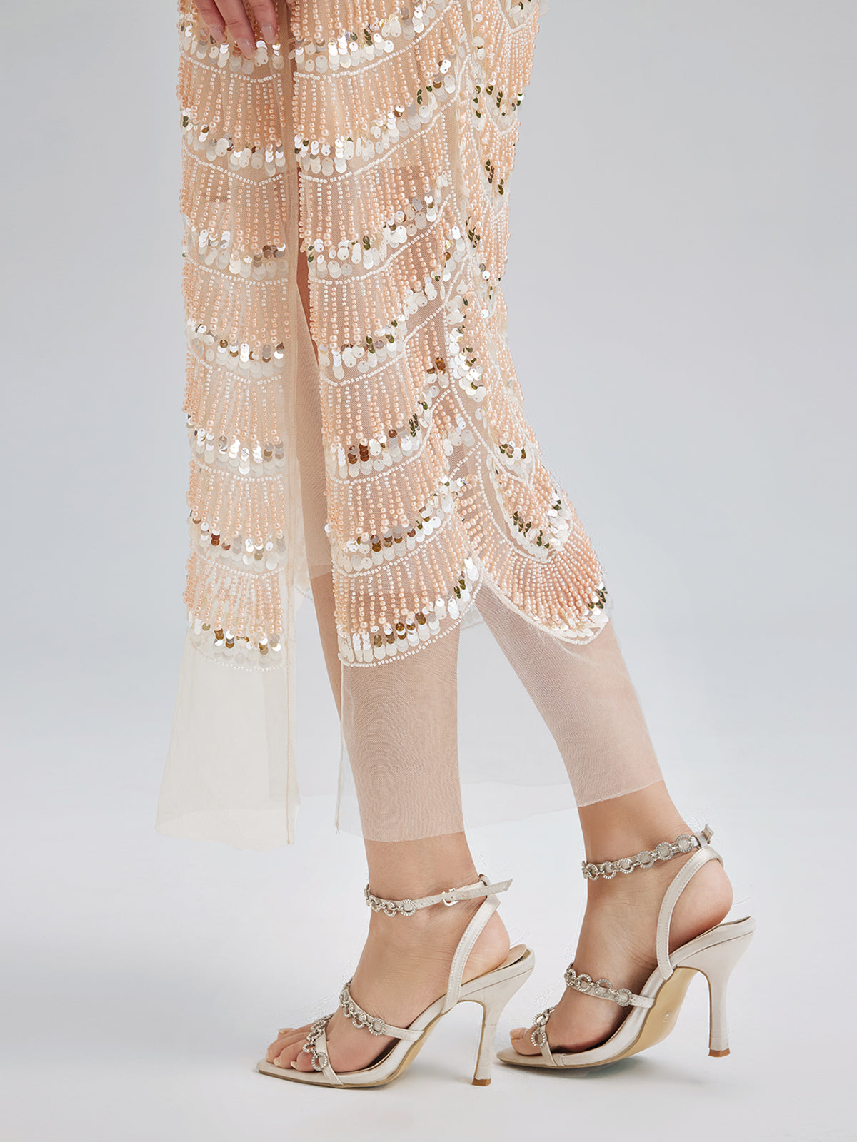 Final Sale | Custom Beaded Embroidered Gown