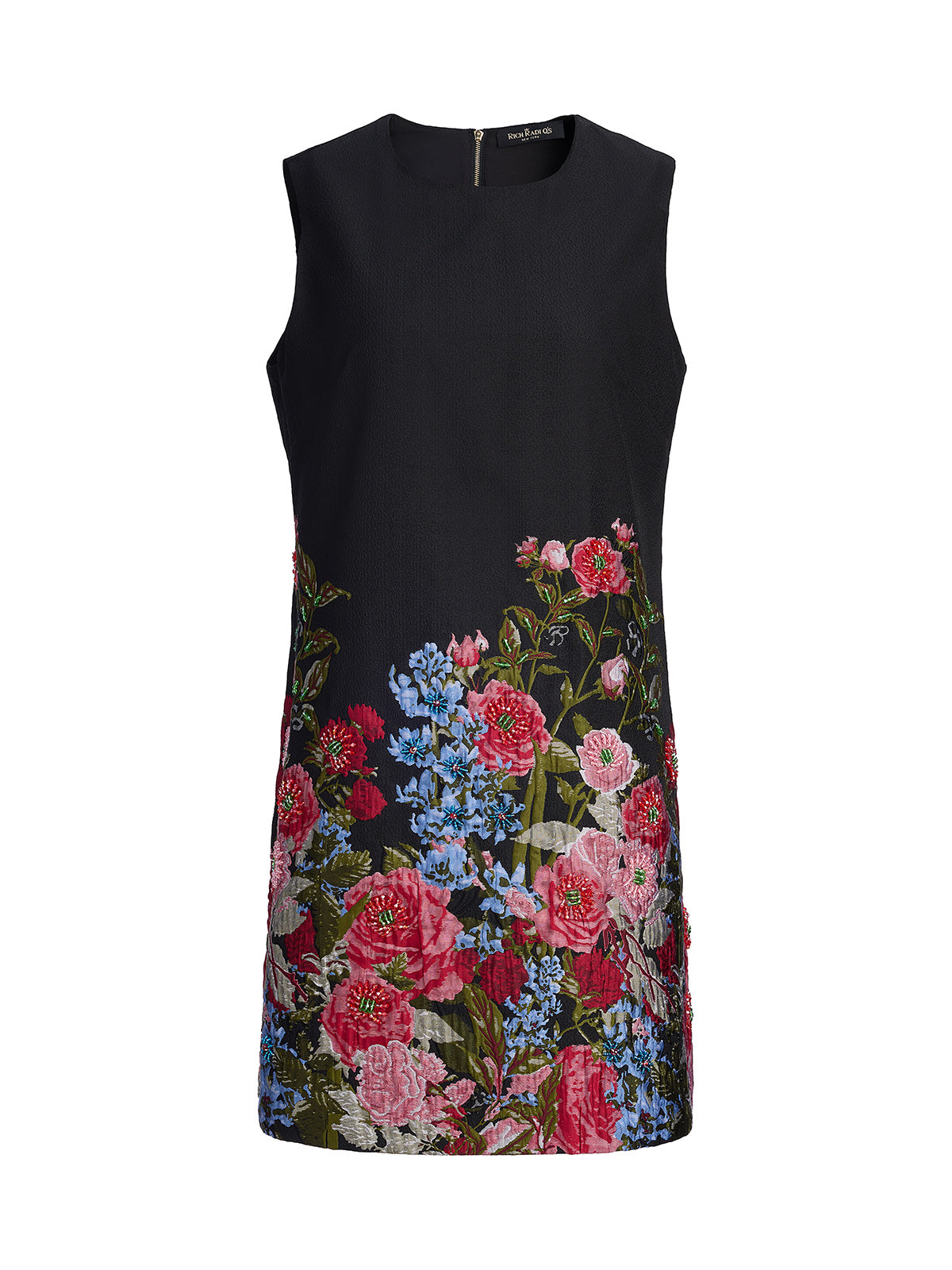 Limited Handcrafted 3D Beaded Floral Dress