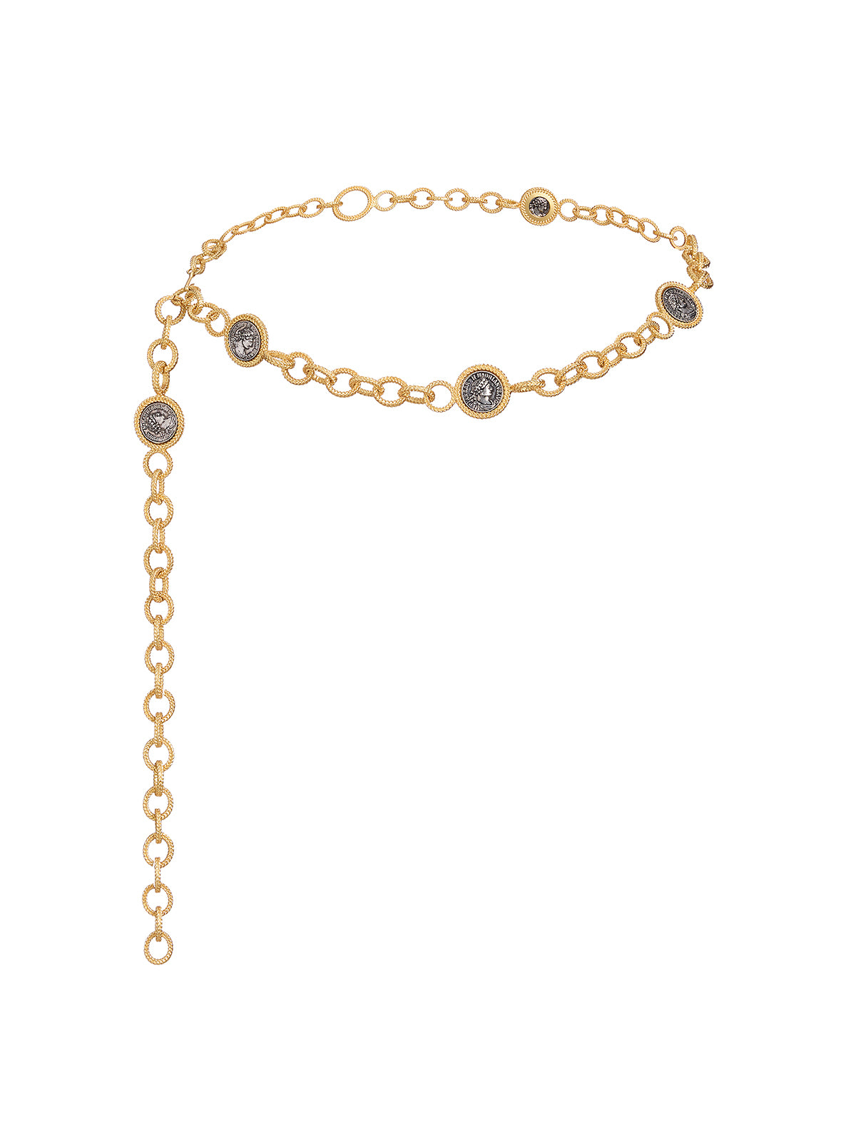 Vintage Coin Detail Waist Chain