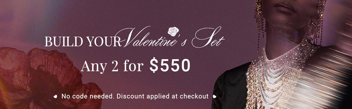 Valentine’s Pairs: 2 for $550