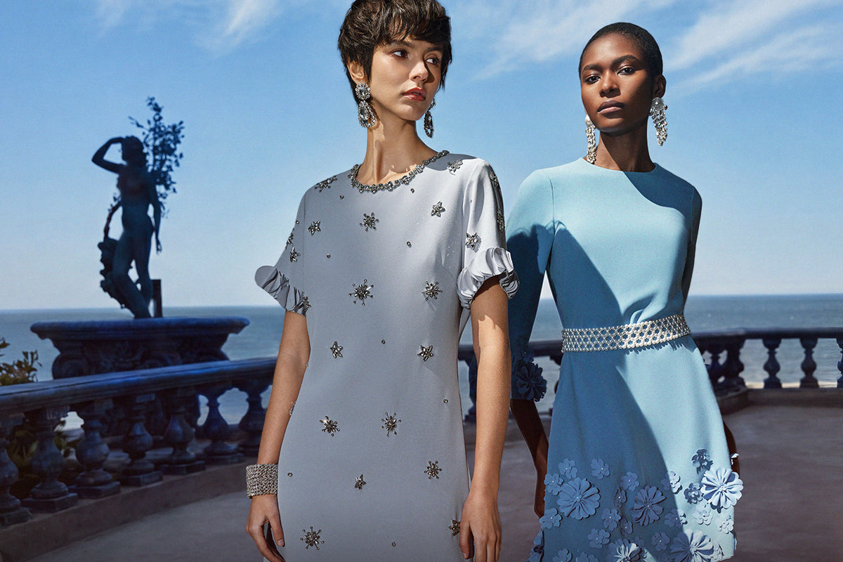 richradiqs icy blue dresses for wedding guest and formal events