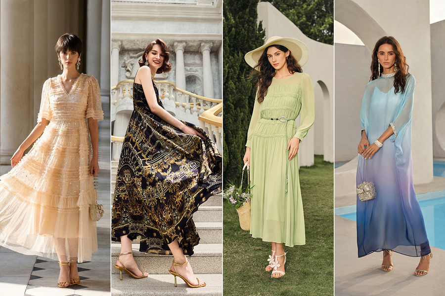 Summer wedding guest dresses for venues