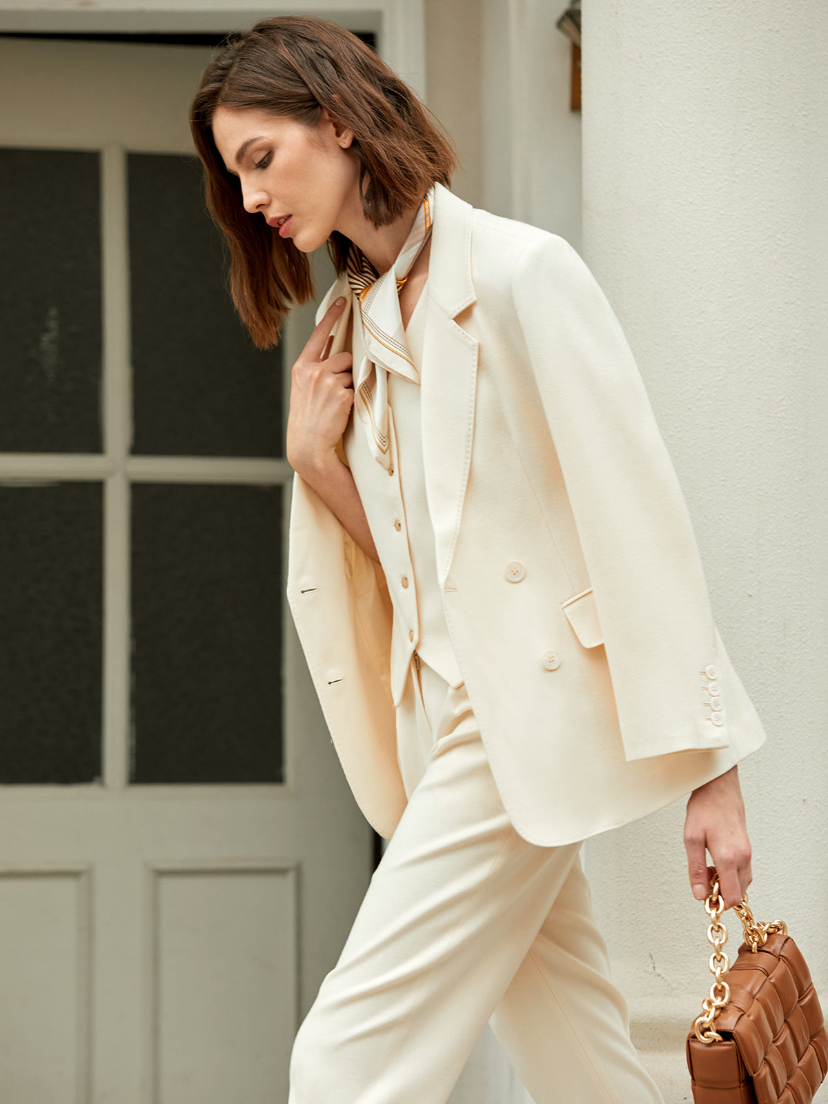 White Wool Coat