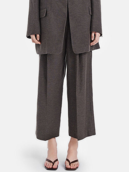 High-Texture Casual Vintage Trousers