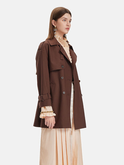 Classic Lapel Oversized Trench Coat