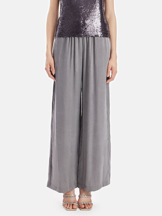 Japanese Satin Wide-Leg Pants