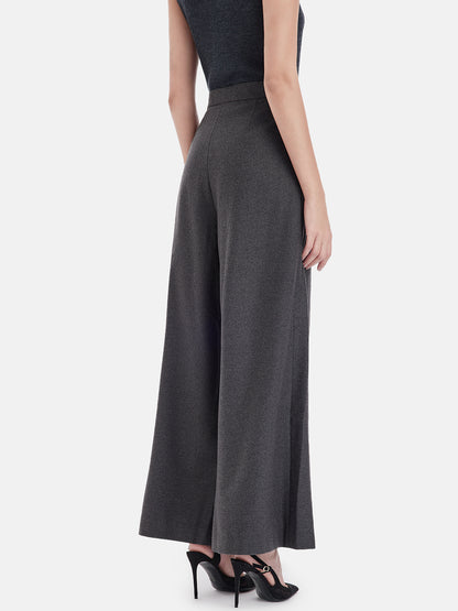 Cashmere Wide-Leg Pants