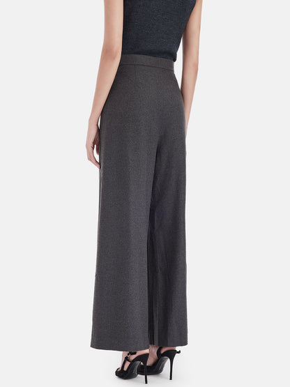 Cashmere Wide-Leg Pants