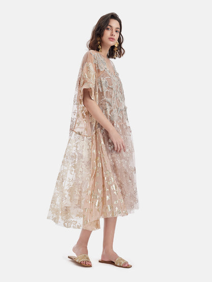 Couture Lace Embroidered Dress