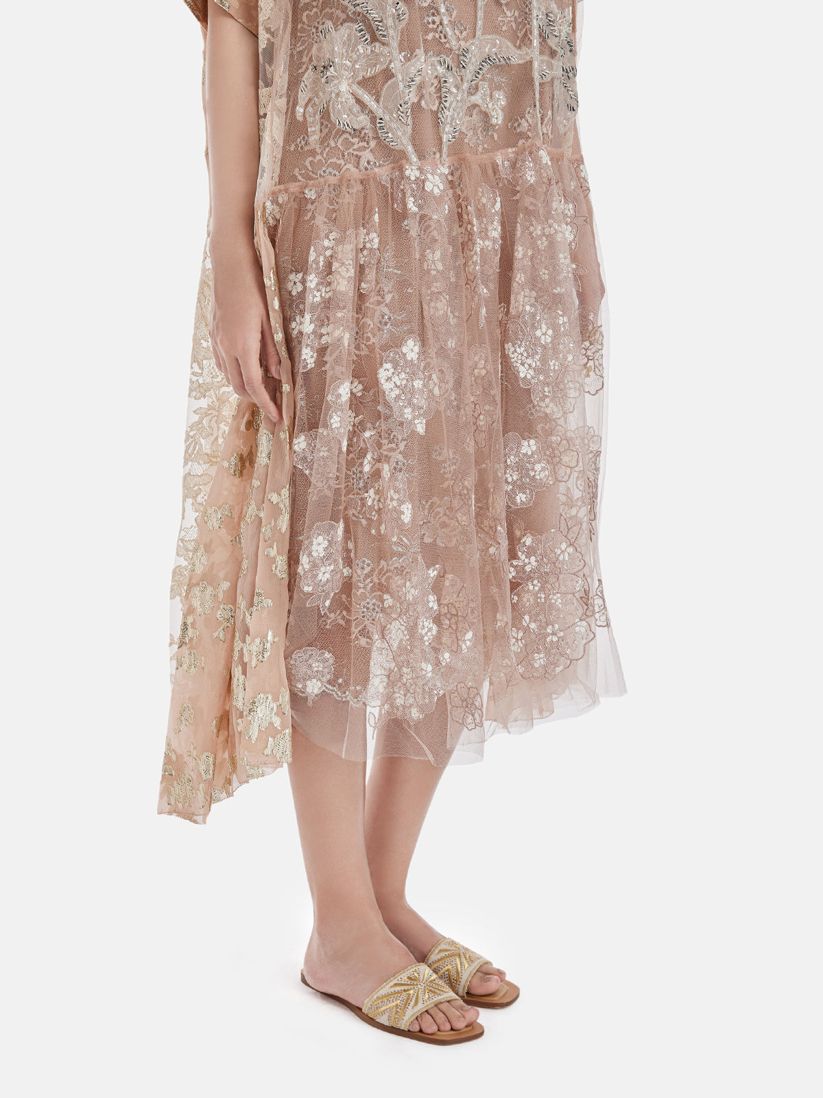 Couture Lace Embroidered Dress