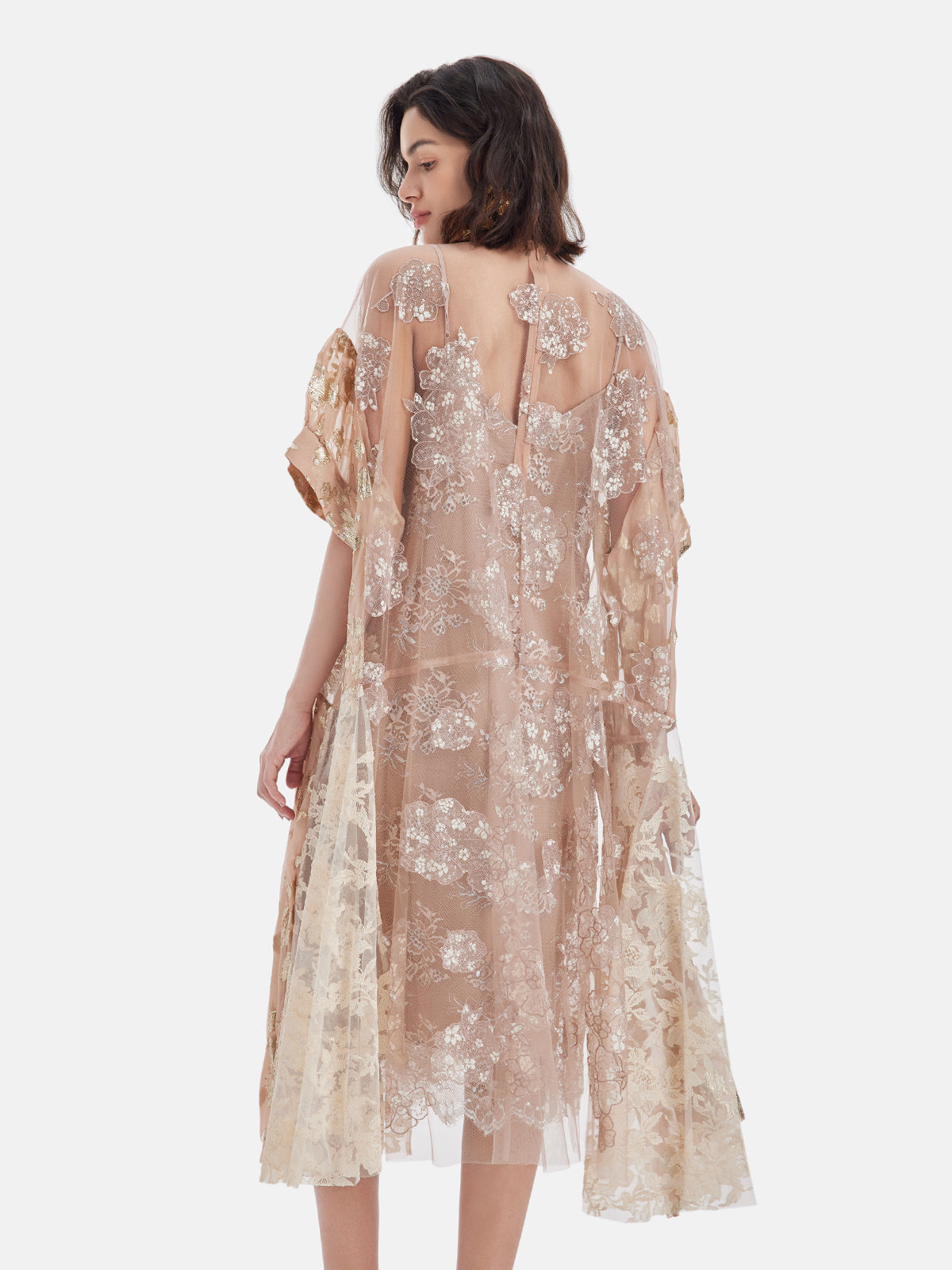 Couture Lace Embroidered Dress