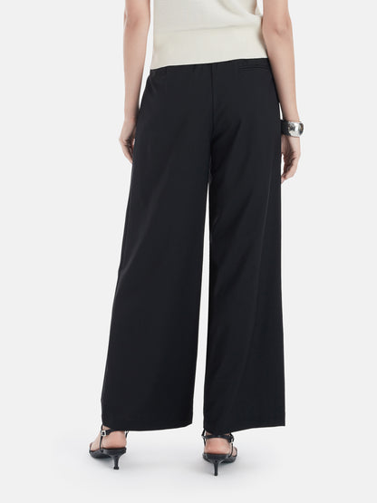 Tailored Pleated Drawstring Trousers