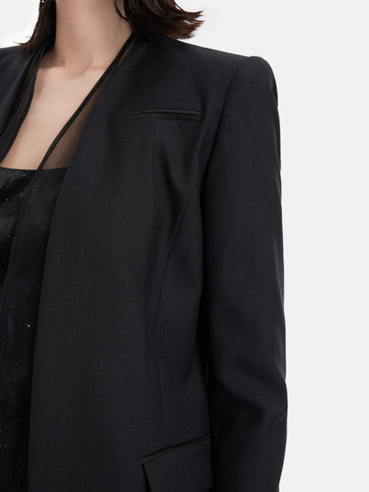 Deconstructed Organza Blazer