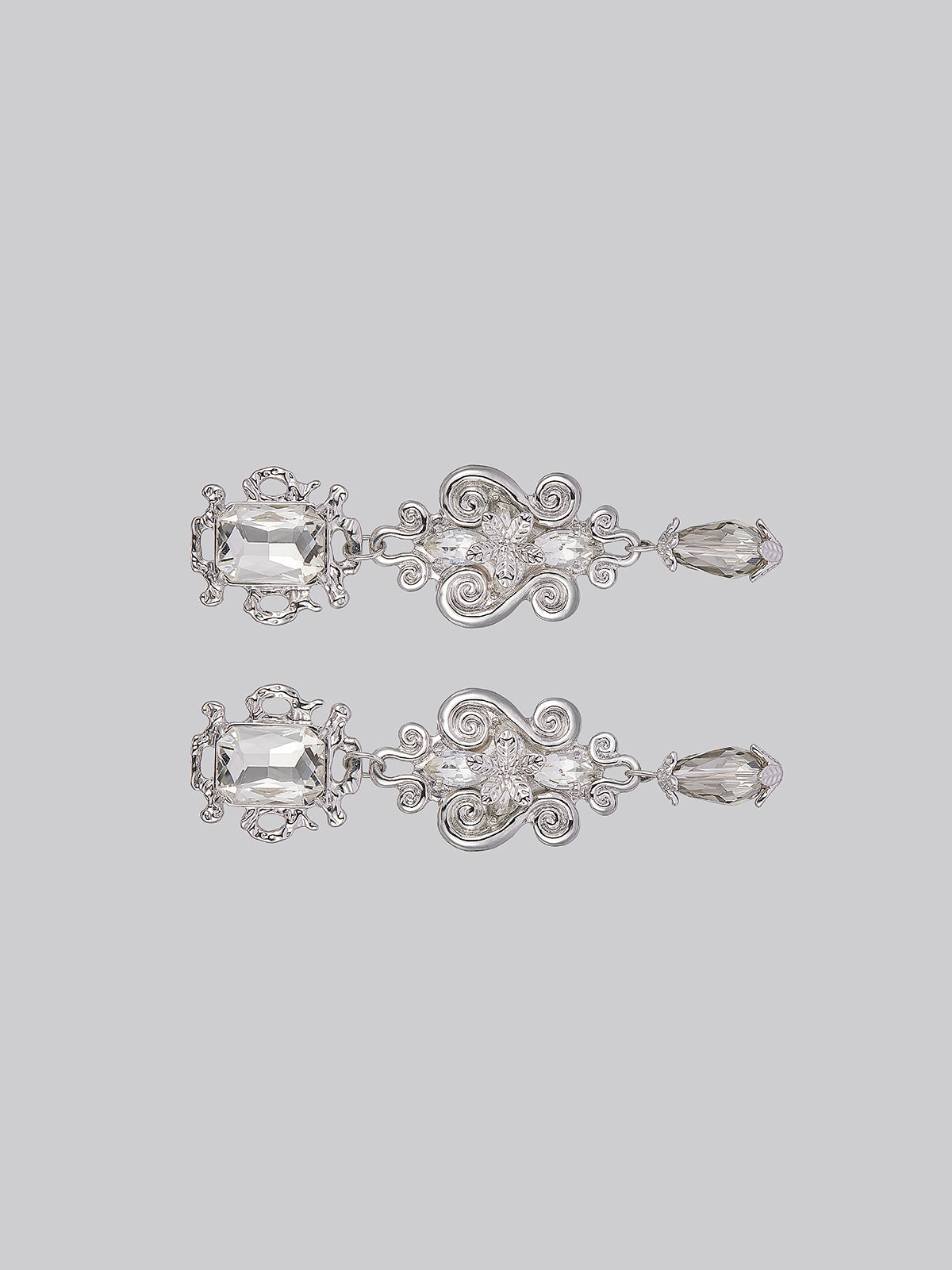 Vintage Crystal Drop Earrings