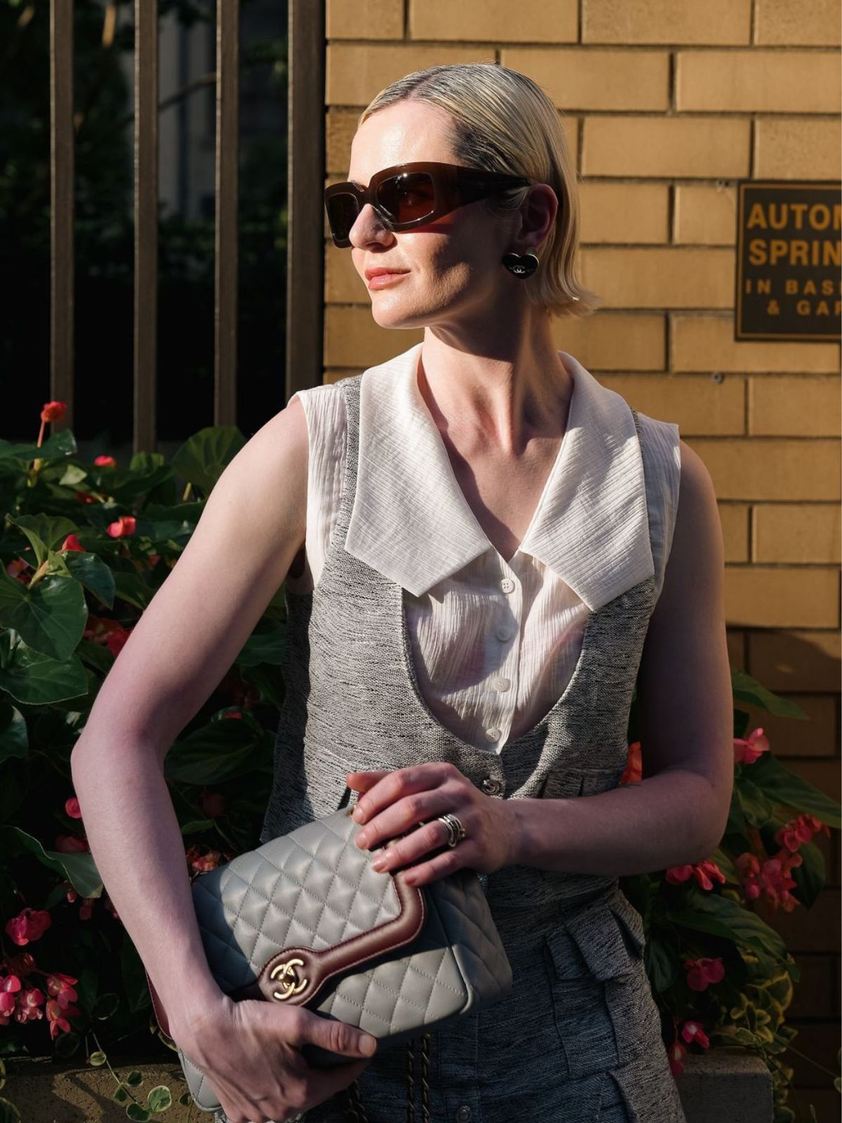 Final Sale | Light Grey Artistic Layered Top