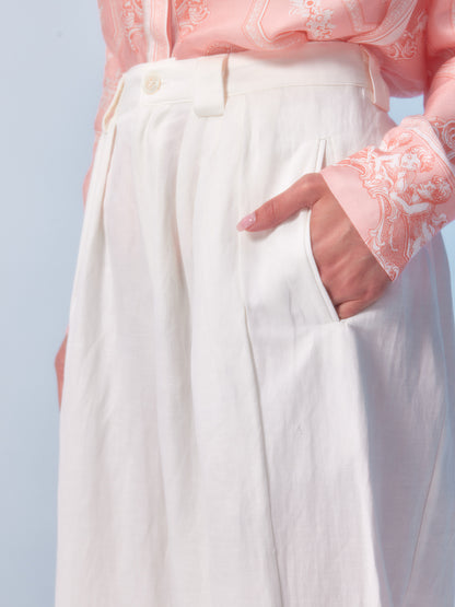 High-quality Linen Wide Leg Pants