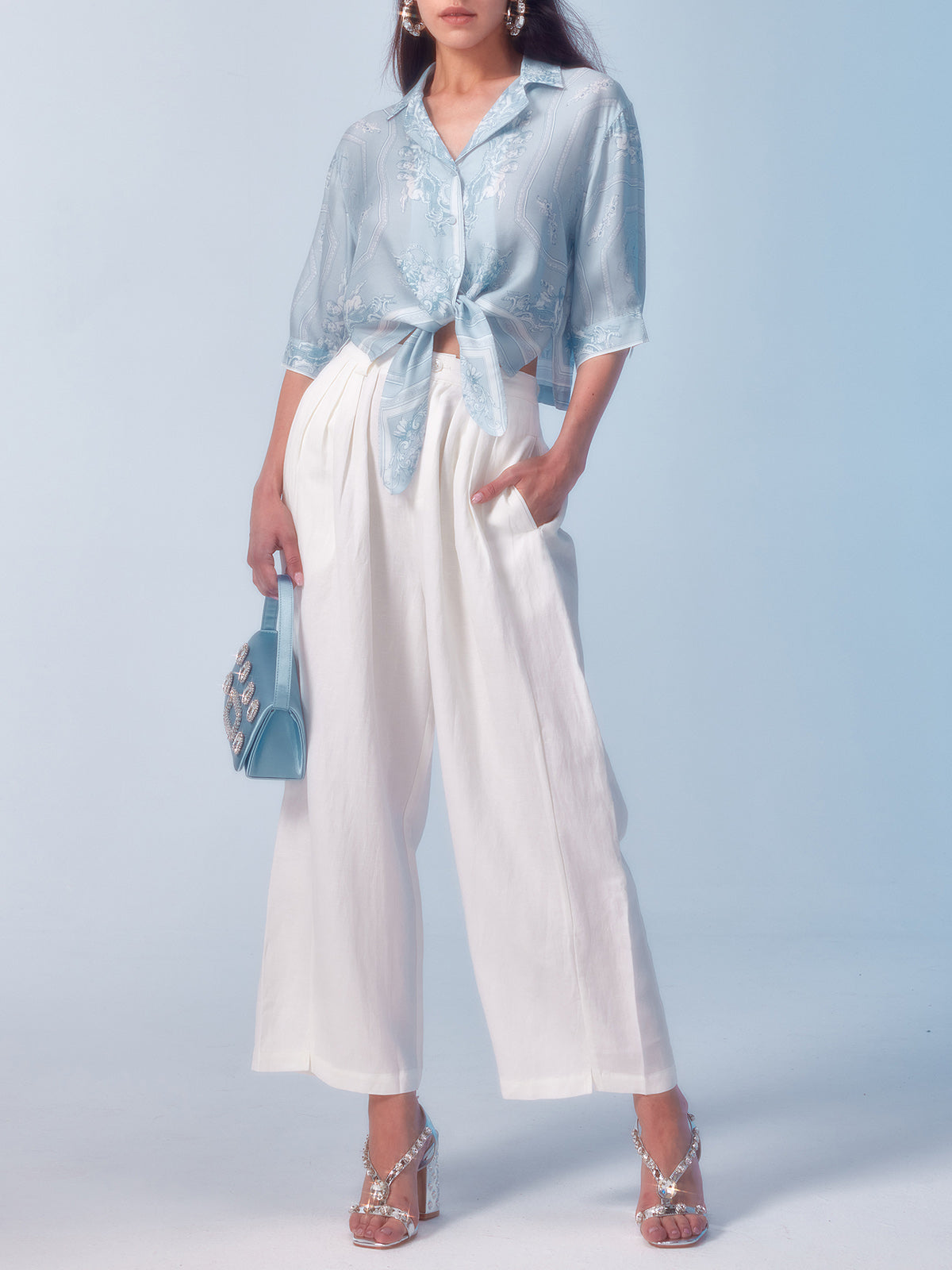 High-quality Linen Wide Leg Pants