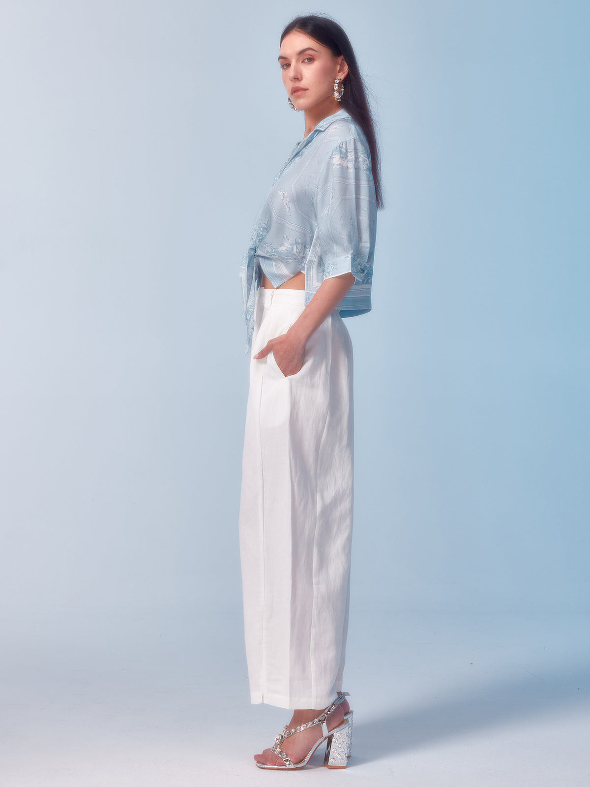 High-quality Linen Wide Leg Pants