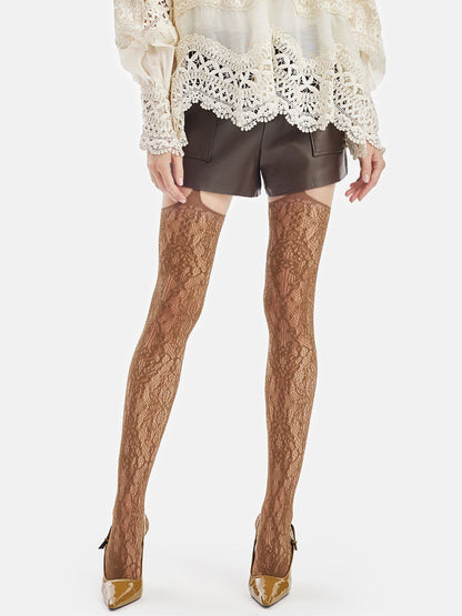 French Court Lace Tights