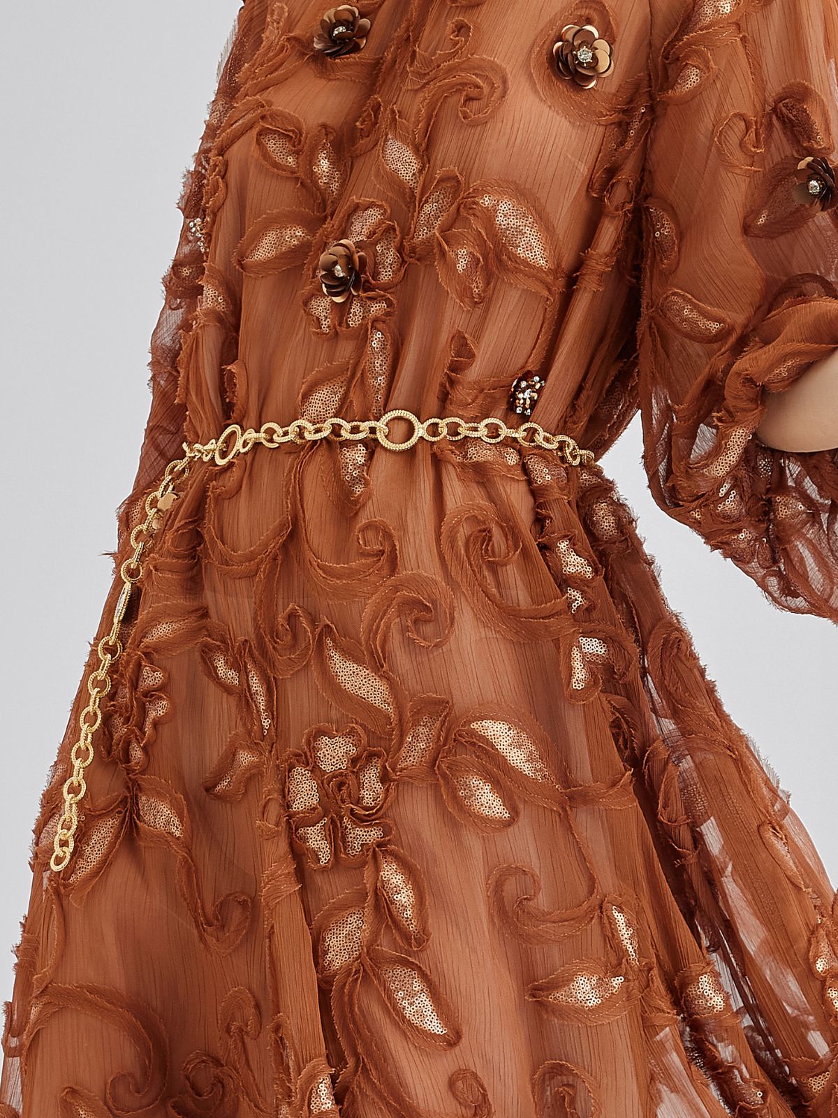 Vintage Coin Detail Waist Chain