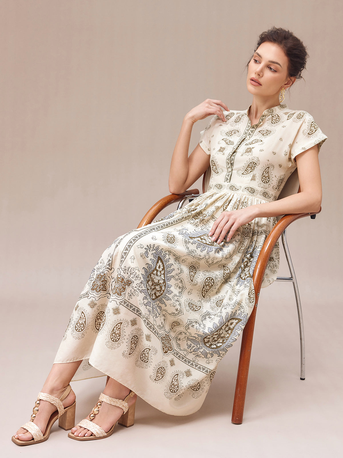 Paisley Cotton Dress