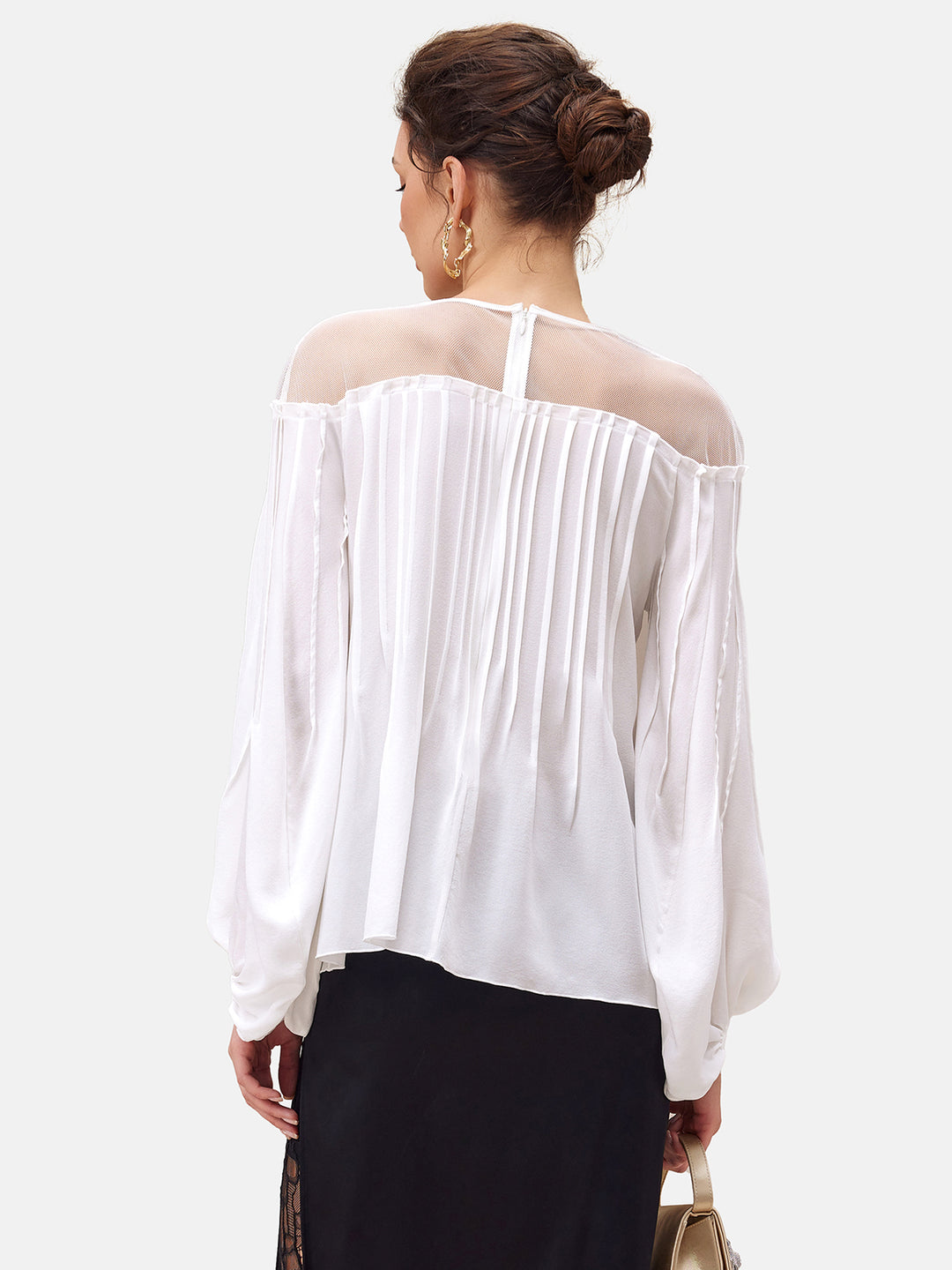 Baroque-inspired Patchwork Silk Blouse