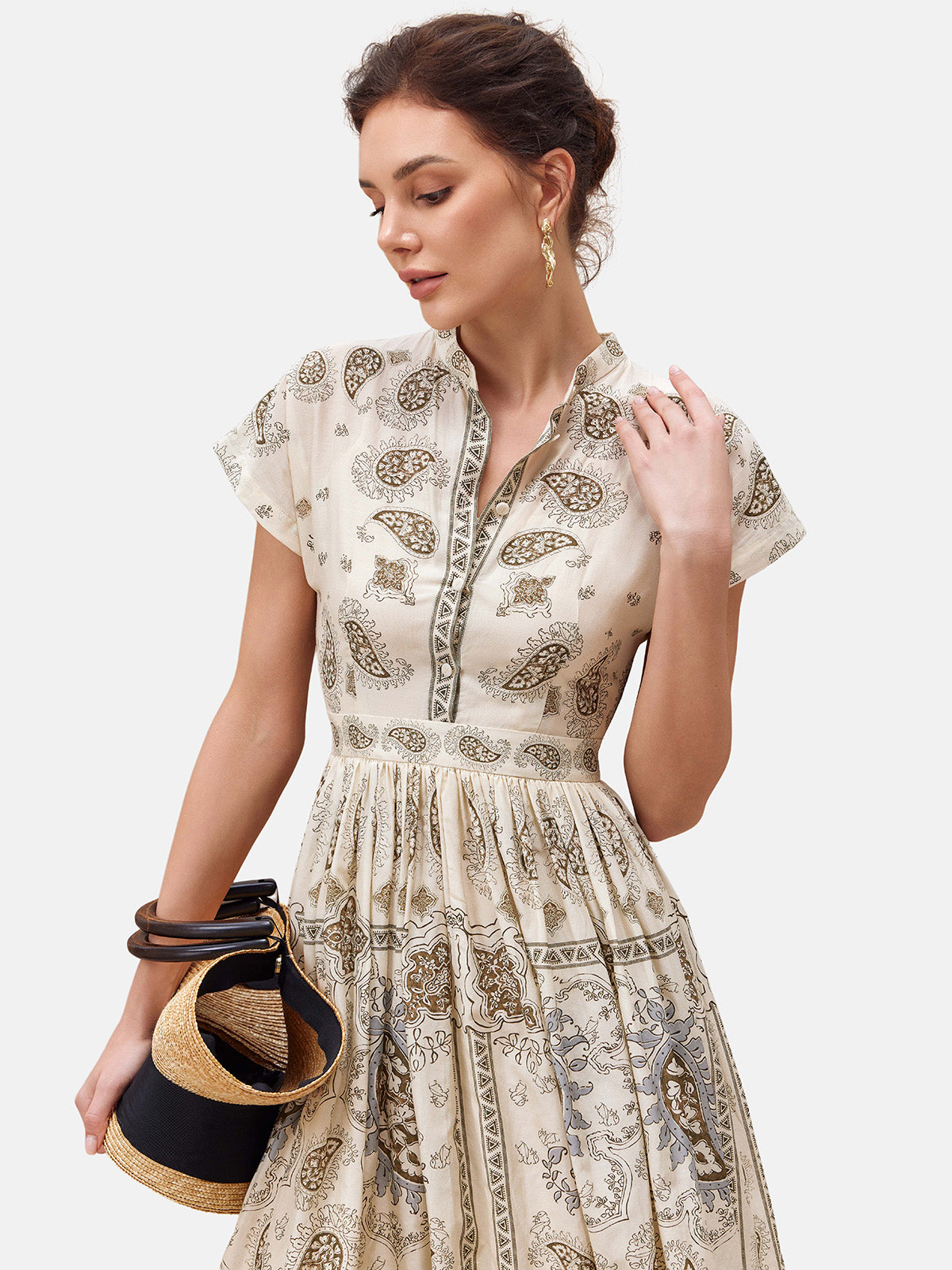 Paisley Cotton Dress