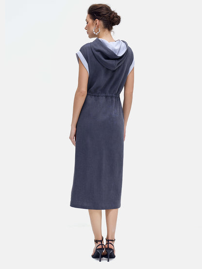 Long-Staple Cotton Knitted Dress