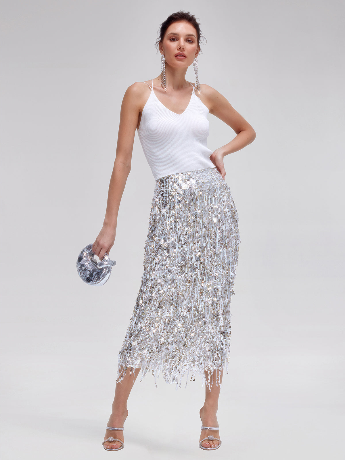 Fashion look with elegant styling