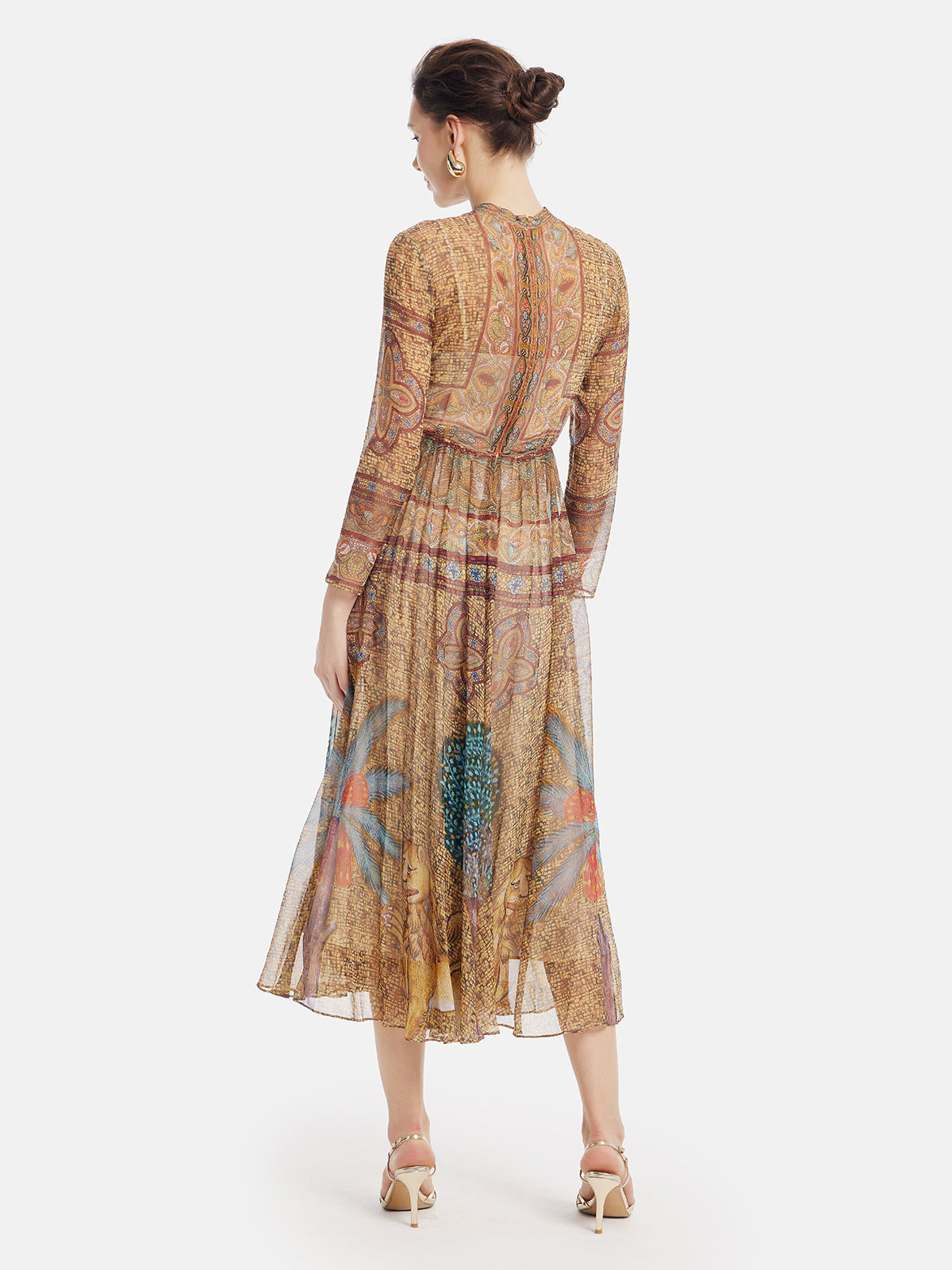 Moroccan-Inspired Silk Dress