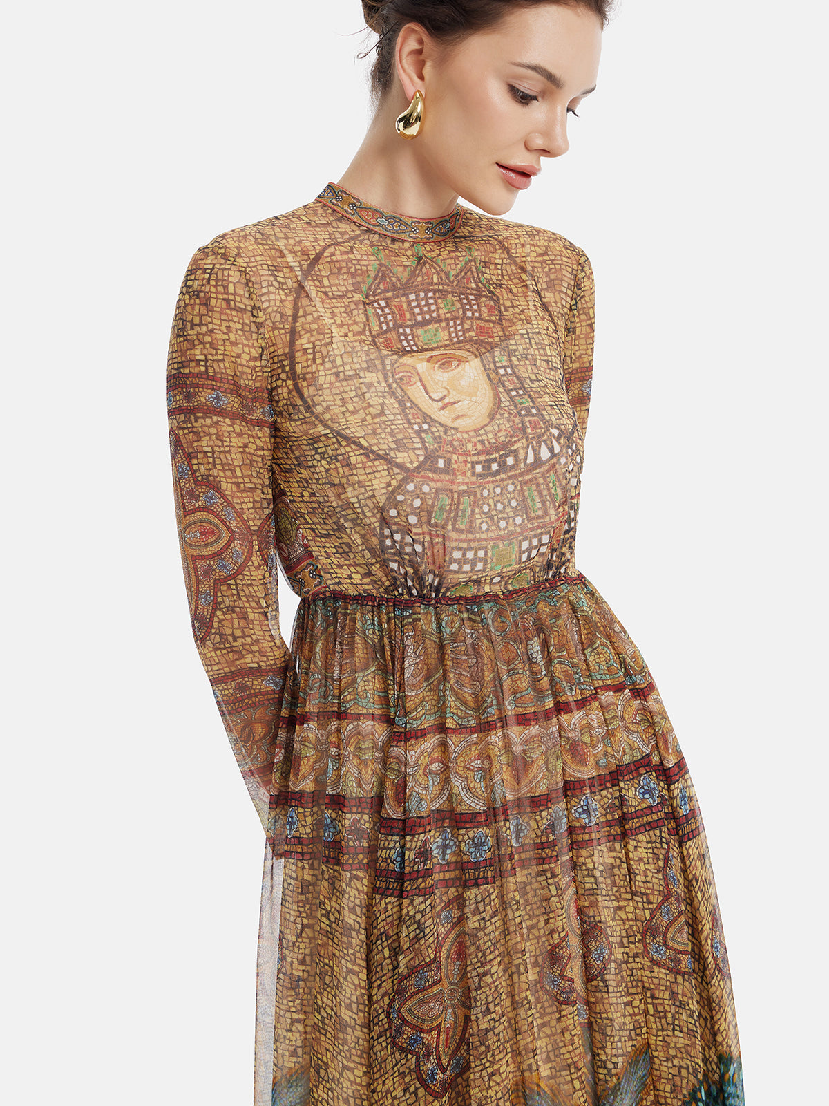 Moroccan-Inspired Silk Dress