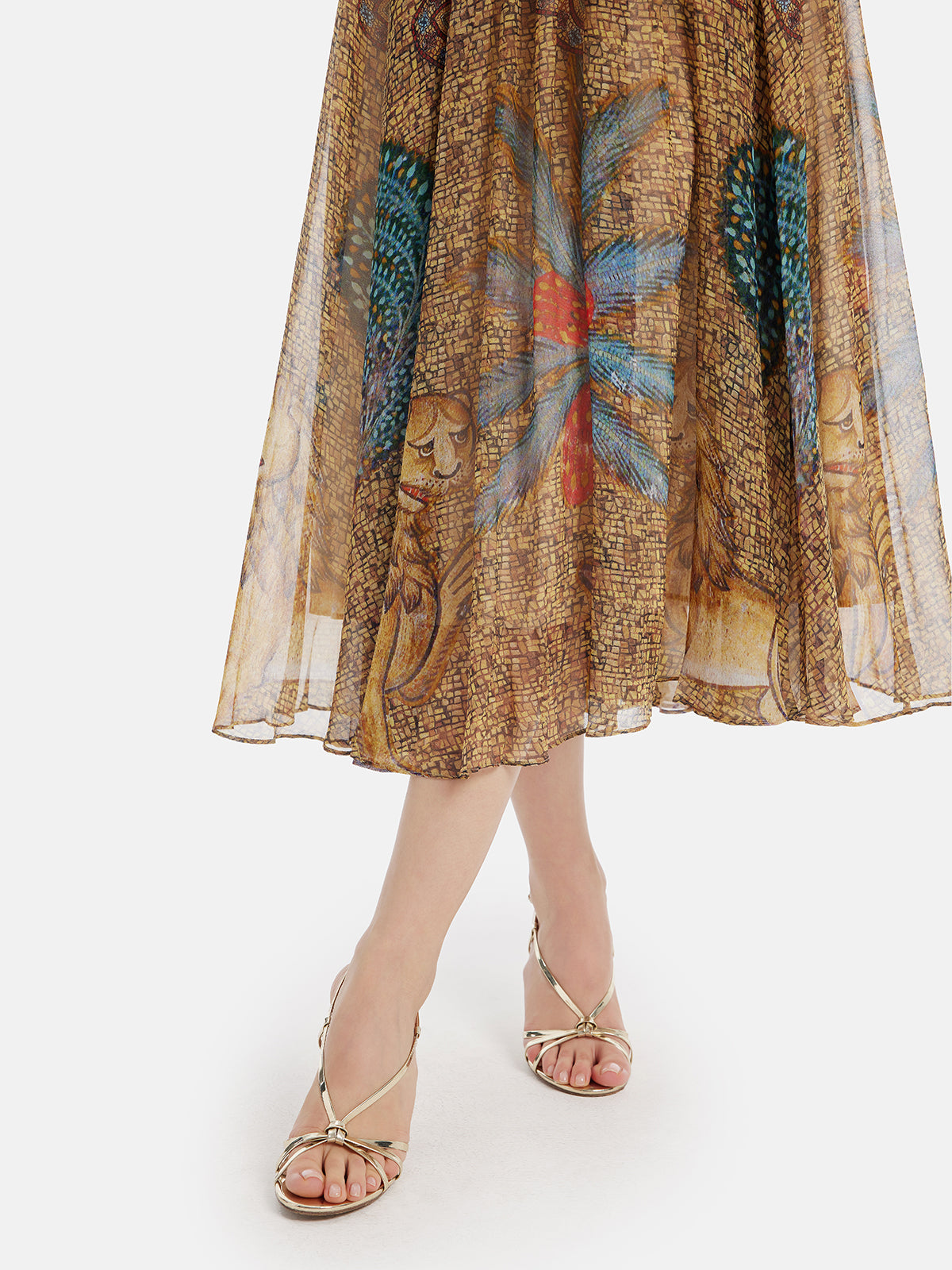 Moroccan-Inspired Silk Dress