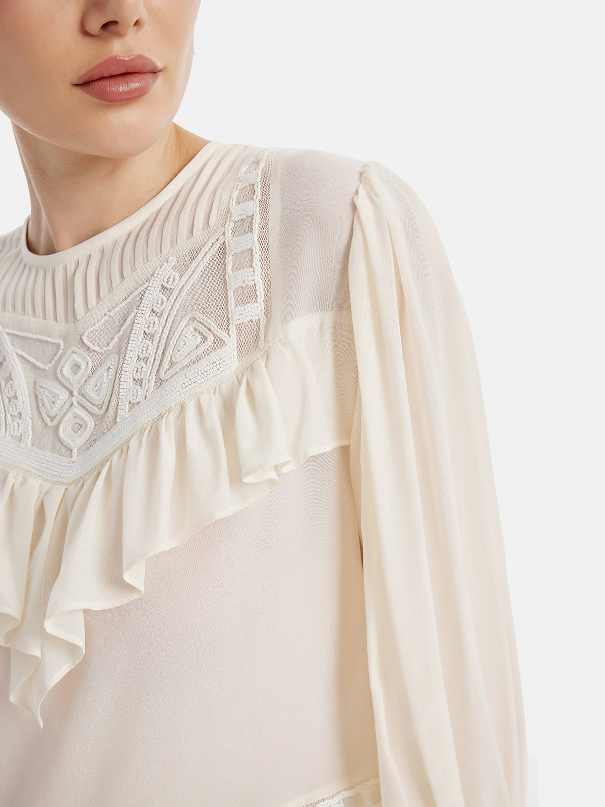 Moroccan-inspired Lace T-Shirt