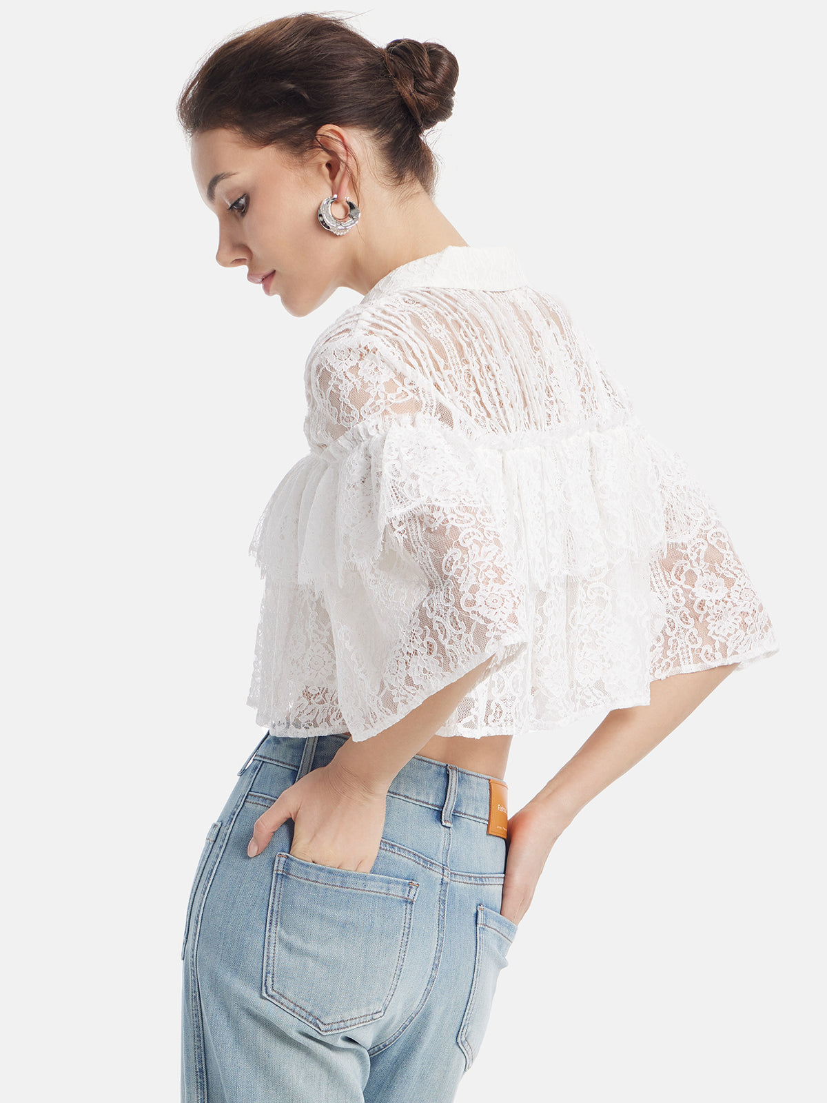 Layered Lace Crop Top