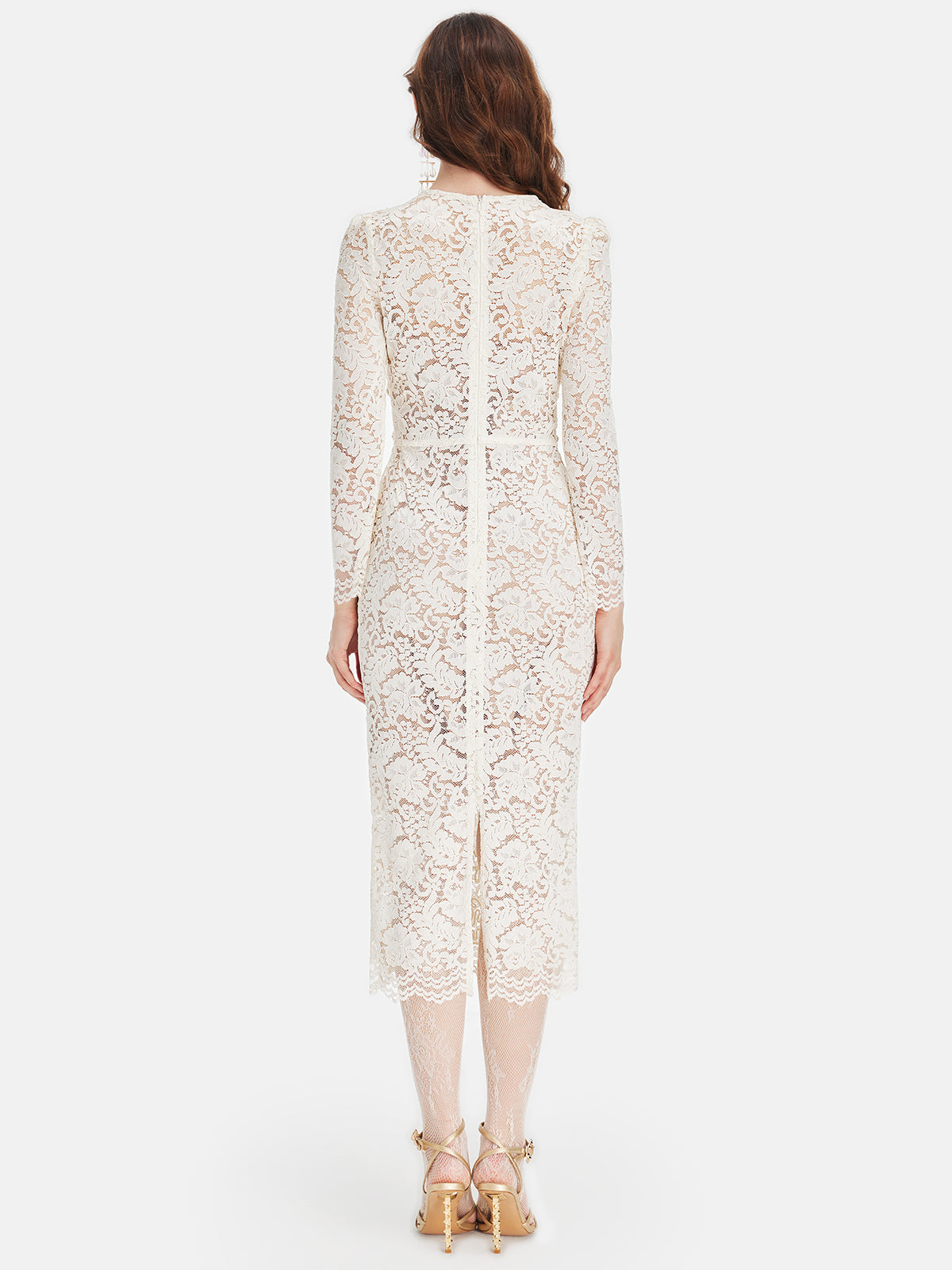 Luxury Embroidered Lace Beaded Dress