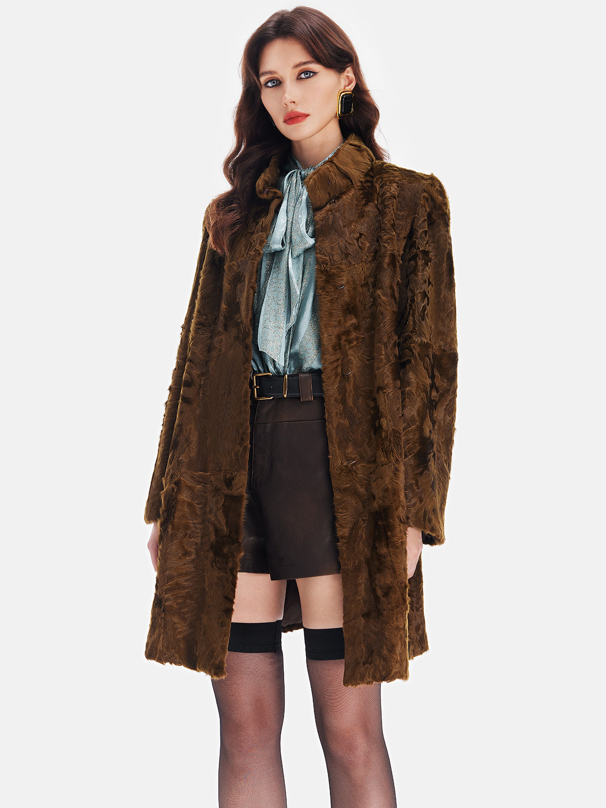 Knight Volume Faux Fur Jacket