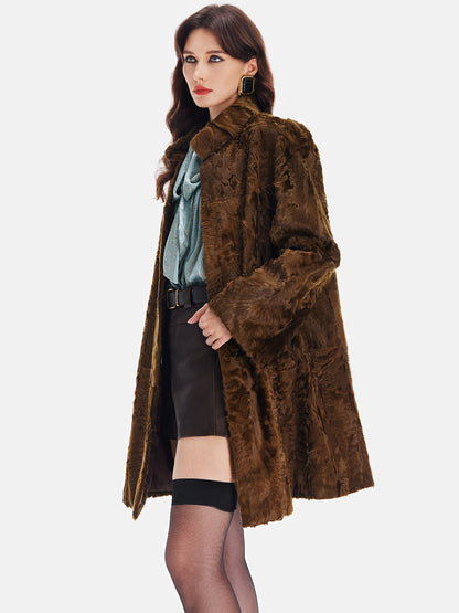 Knight Volume Faux Fur Jacket