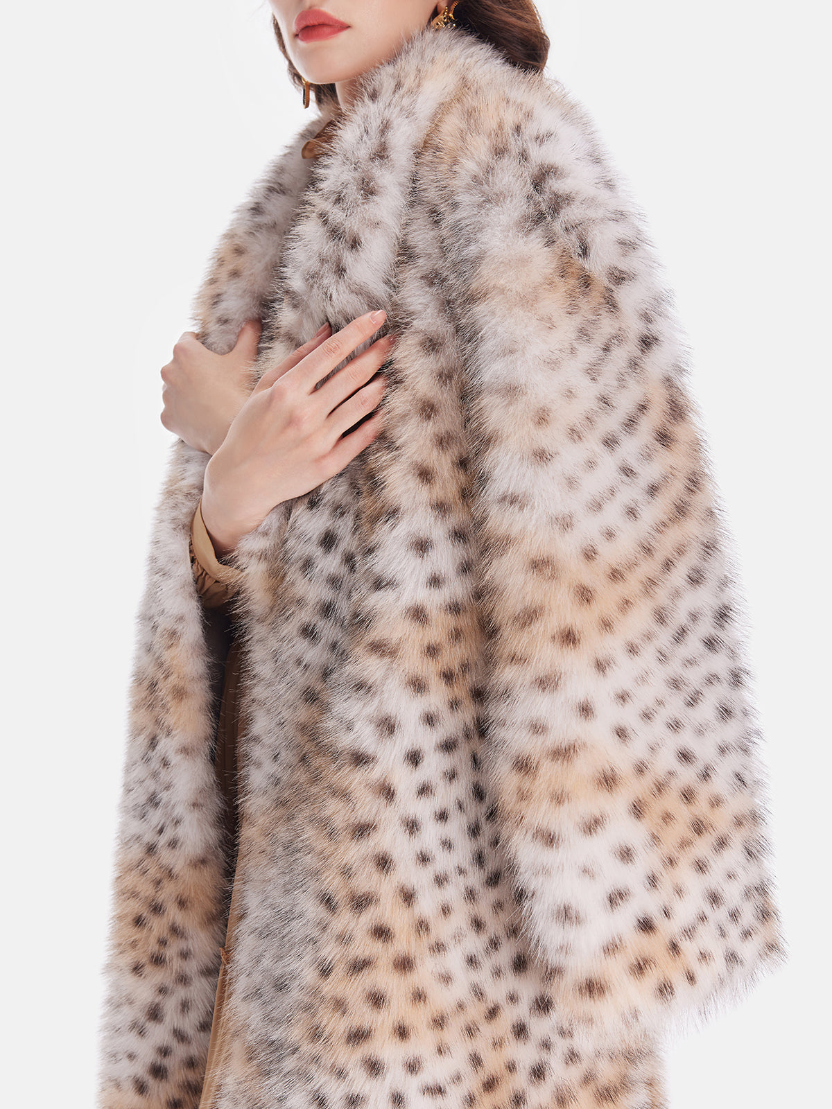 Alluring Faux Mink Fur Coat