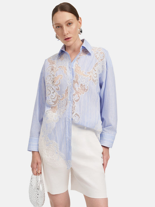 Handmade Lace Embroidered Blouse