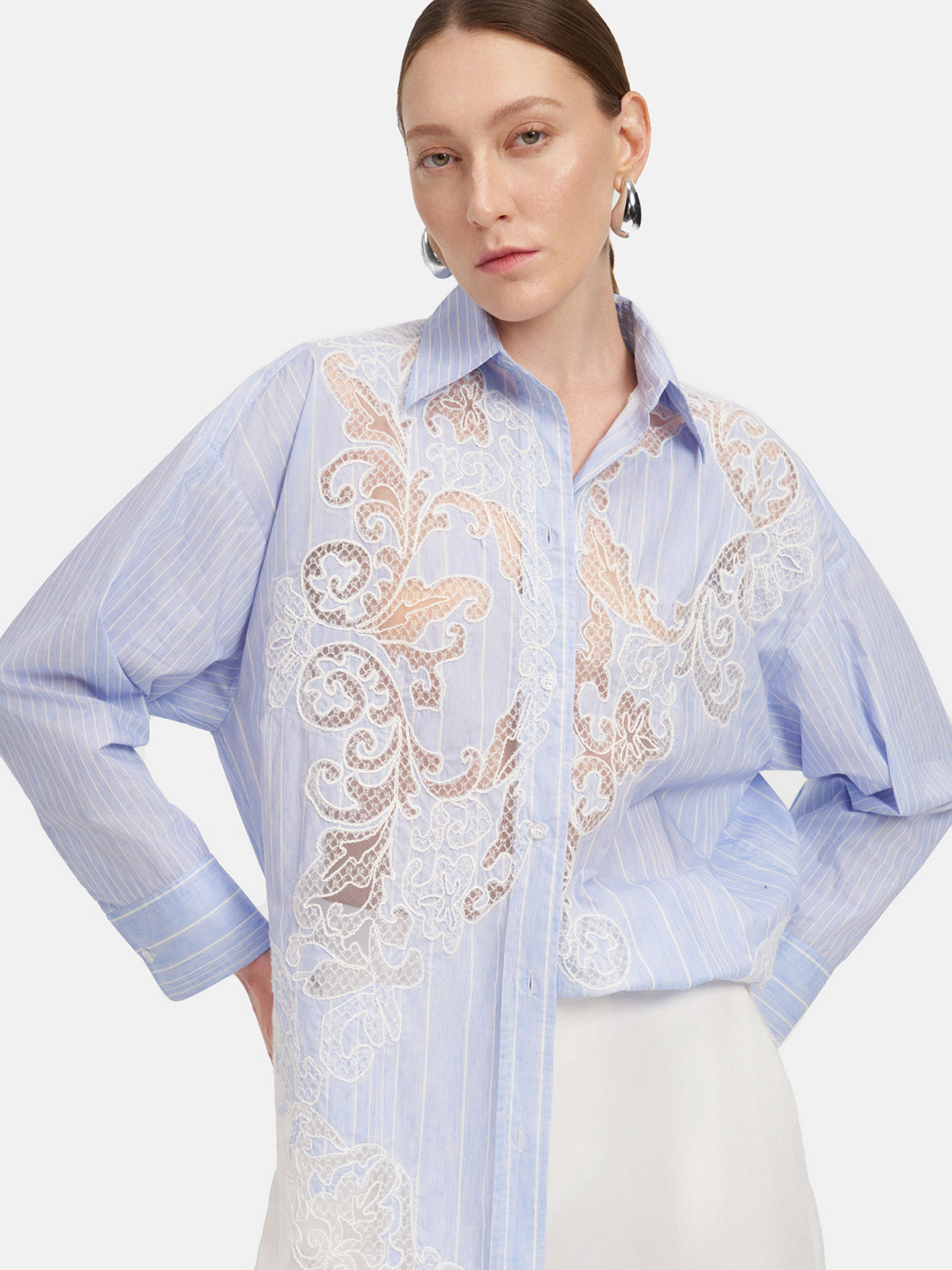 Handmade Lace Embroidered Blouse