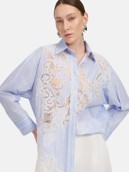 Handmade Lace Embroidered Blouse