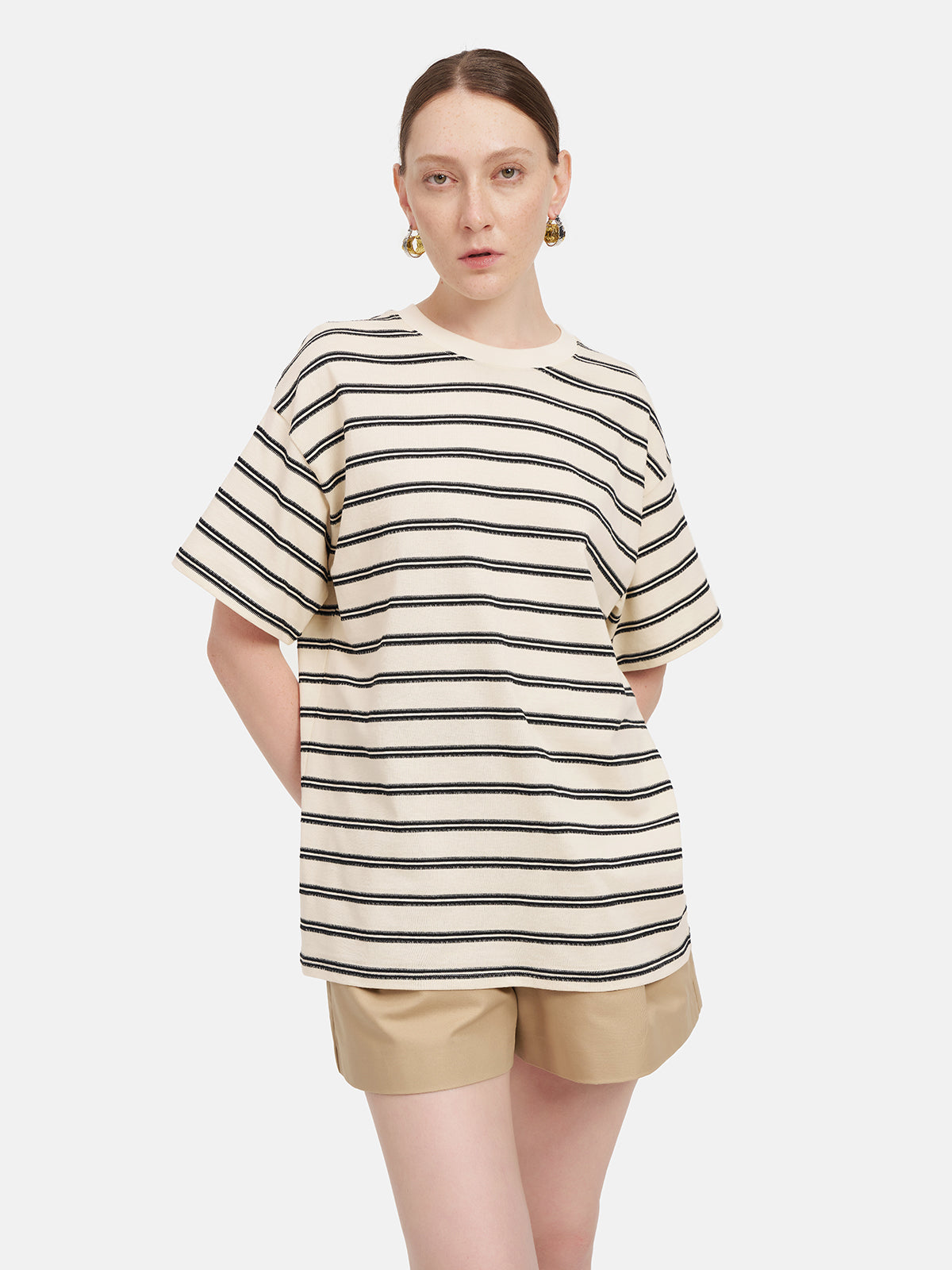 Classic Striped Cotton T-Shirt