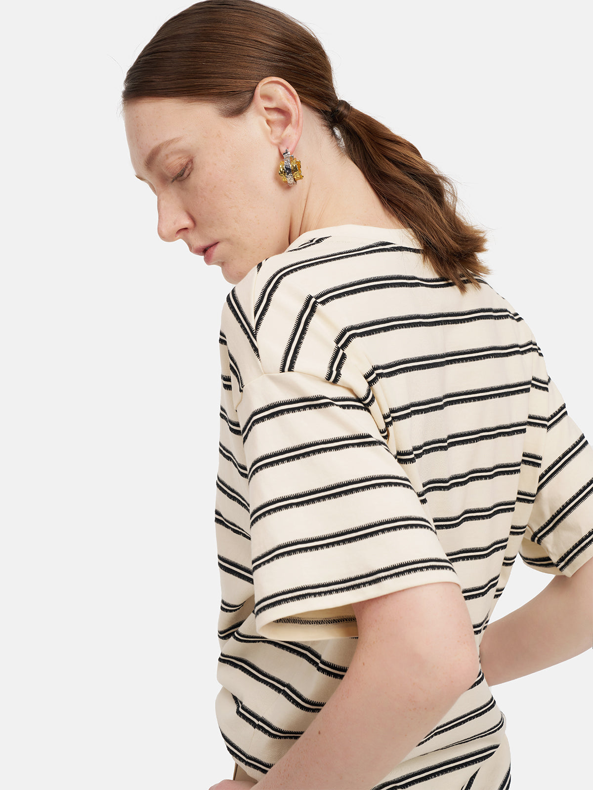 Classic Striped Cotton T-Shirt