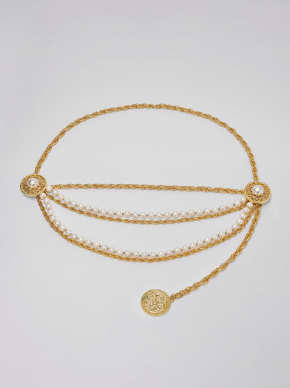 Baroque Pearl Waist Chain