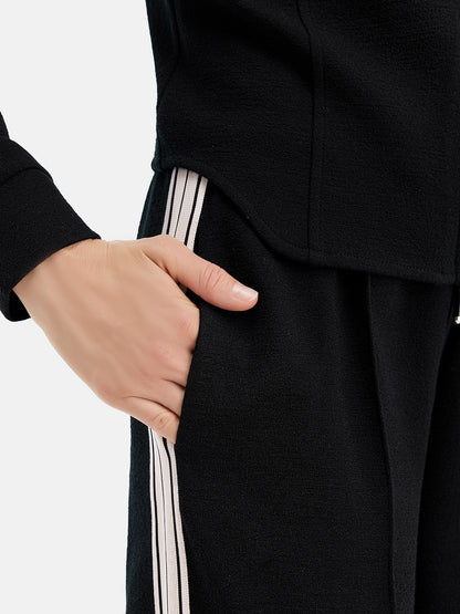 Tennis Style High-Density Wool Trousers