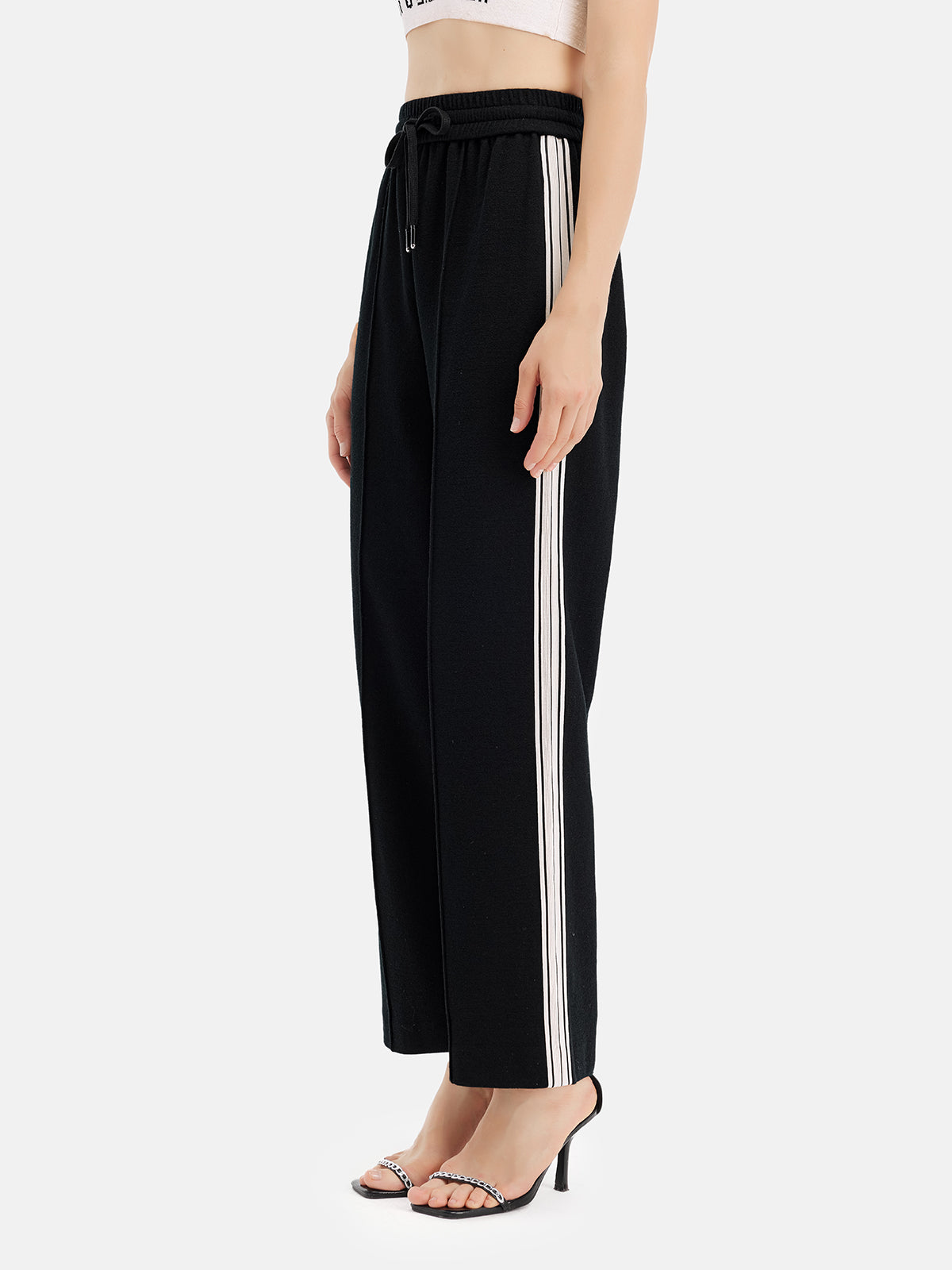 Tennis Style High-Density Wool Trousers