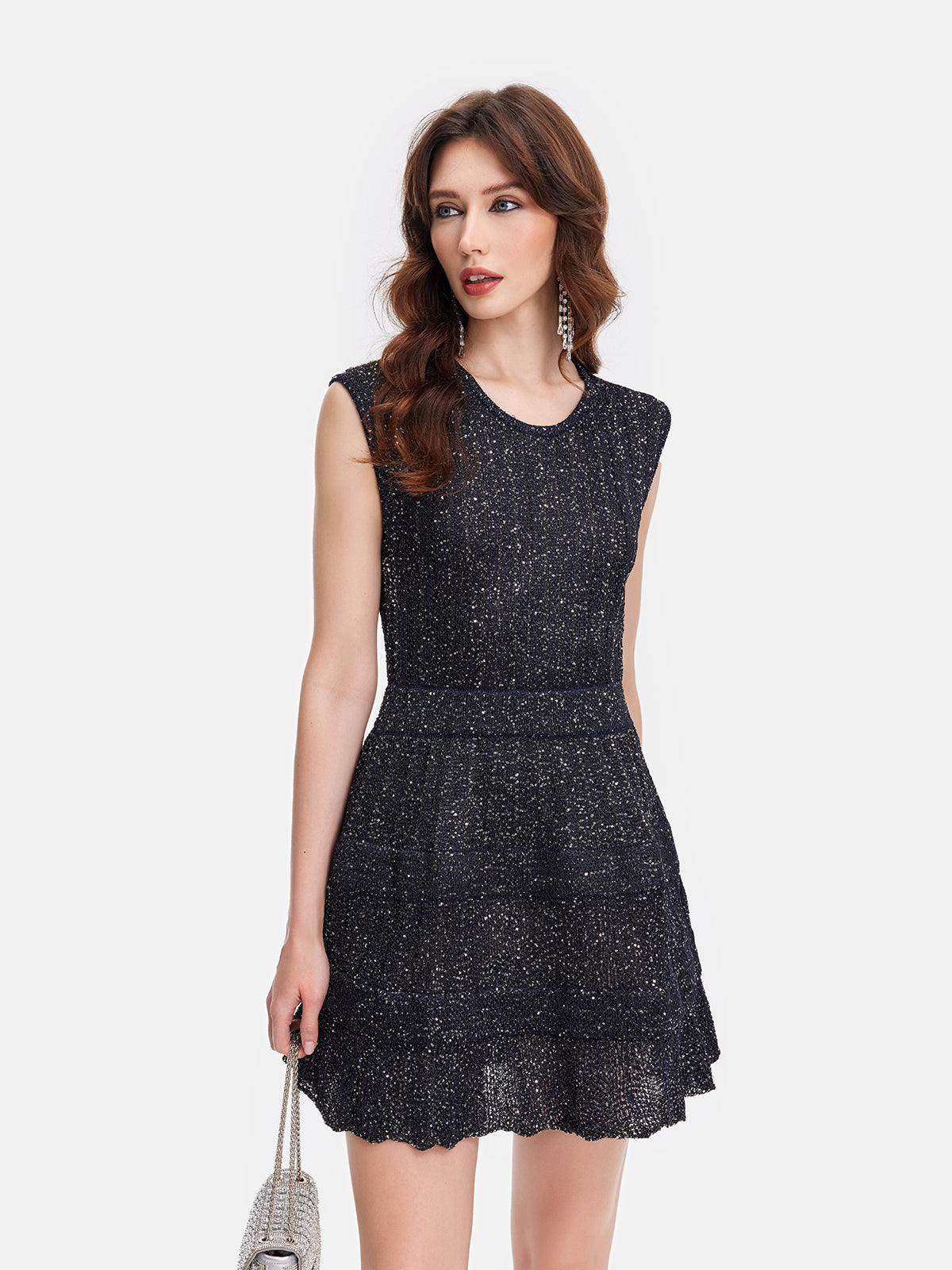 Vintage Sequin Knit Dress