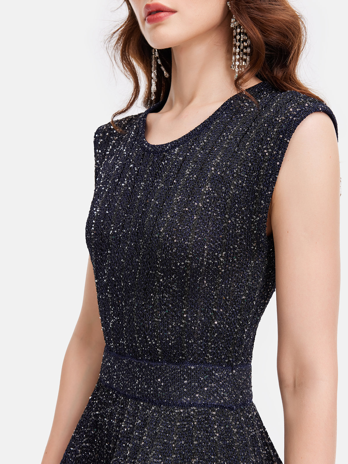 Vintage Sequin Knit Dress